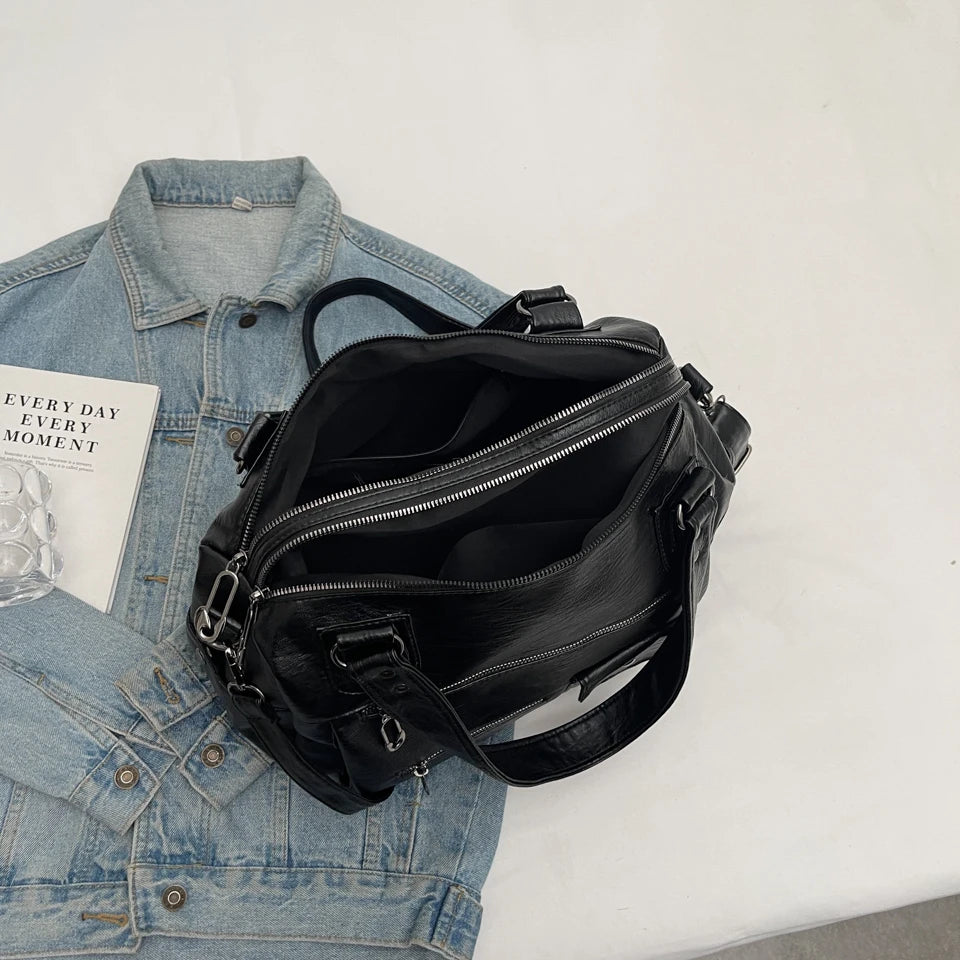 Belmonde | Stor Skolväska Med Axelrem – Praktisk Och Daglig Elegans 