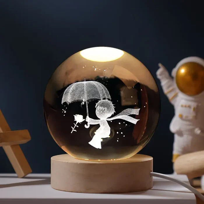 Dekorativní LED lampa – gravírované provedení a moderní styl 