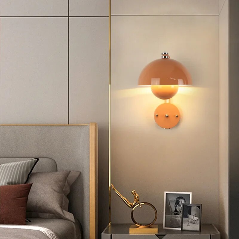 Lampada da parete illuminata - Illuminazione elegante e atmosfera accogliente
