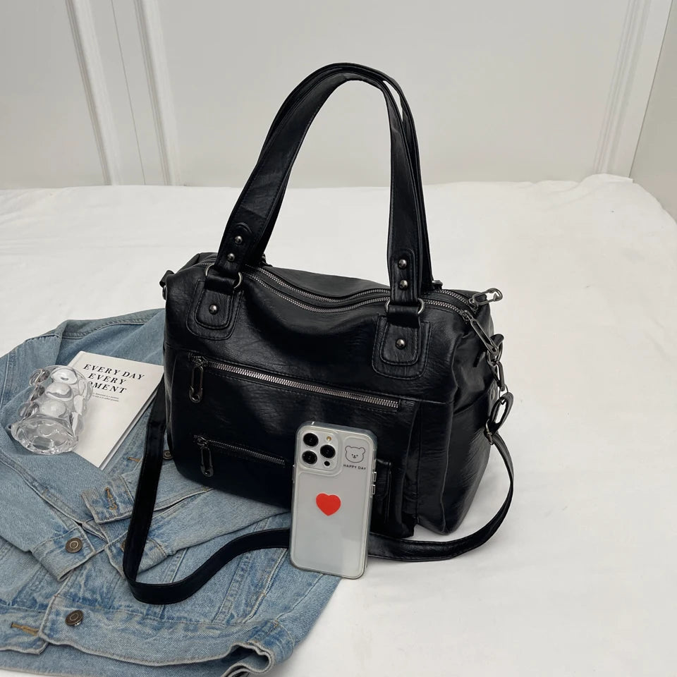 Belmonde | Stor Skolväska Med Axelrem – Praktisk Och Daglig Elegans 