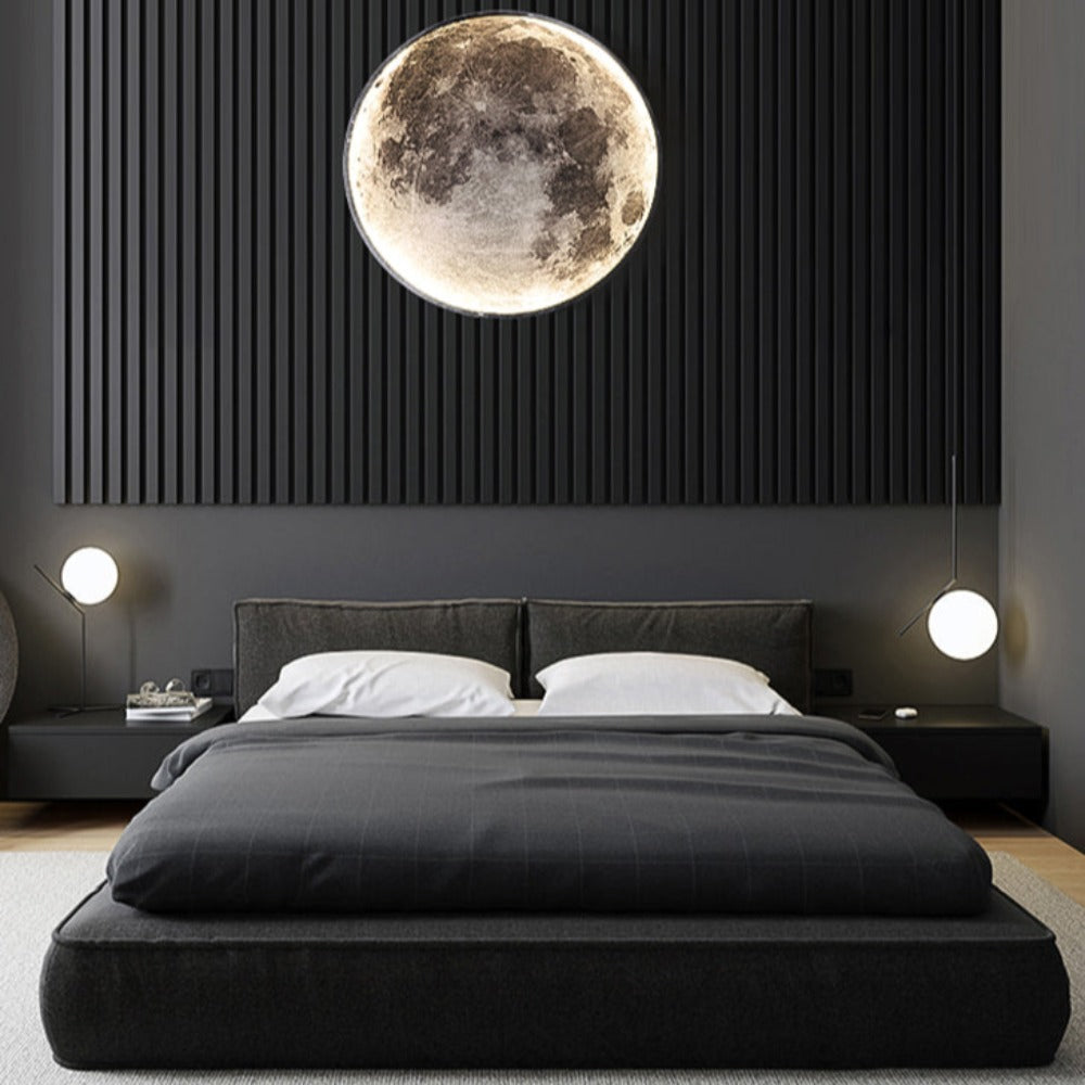 Apajare de perete 3D LED – Lună pentru o atmosferă unică 