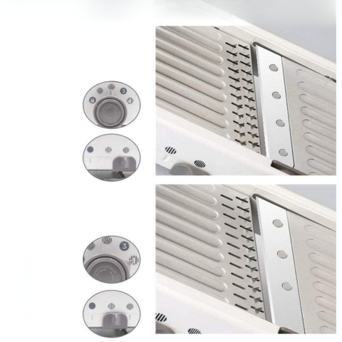 Multifunksjonell kjøkkenmandolin - maksimal presisjon og sikkerhet