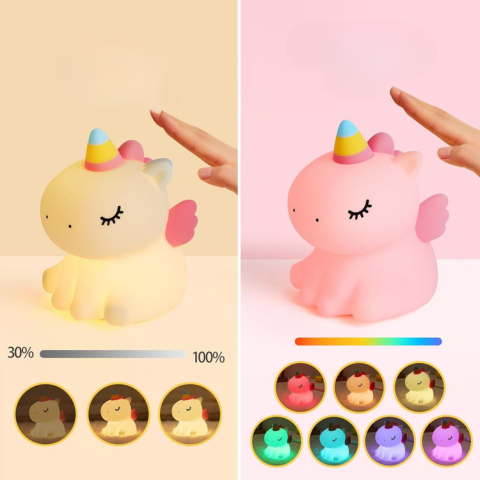 Nattelys Enhjørning – Beroligende Lys Og Fortryllede Drømme 