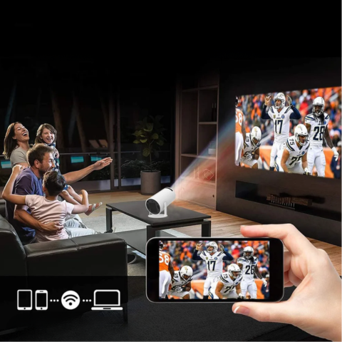 Högupplöst bärbar filmprojektor 