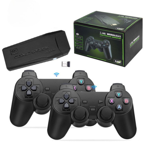 Retro Spilkonsol – 4K Oplevelse Og Dobbelt Joystick 