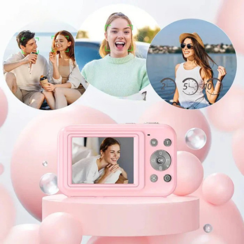 Retro digitálny fotoaparát - klasický dizajn a kvalita HD