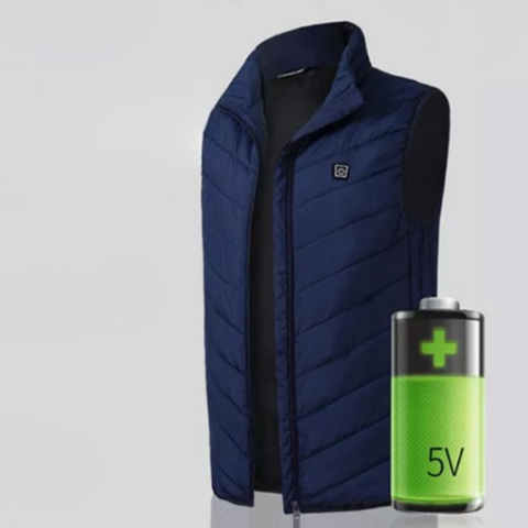 Unisex varmevest - justerbar temperatur og moderne stil