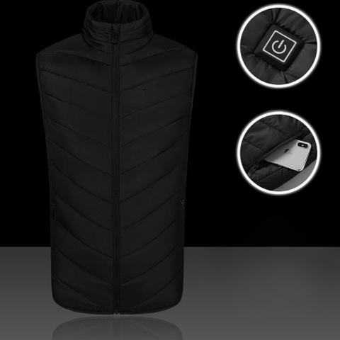 Unisex varmevest - justerbar temperatur og moderne stil