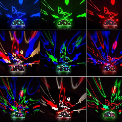 Dinosaurie-strålkastare - Realistisk projektion och originell dekor