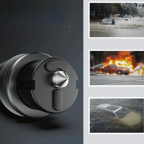 Kompaktný bezpečnostný nástroj pre automobilový priemysel - praktický dizajn a okamžité použitie