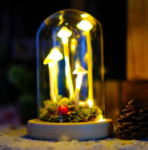Enchanted Mushroom Lamp – Decorative Magic and Timeless Elegance 