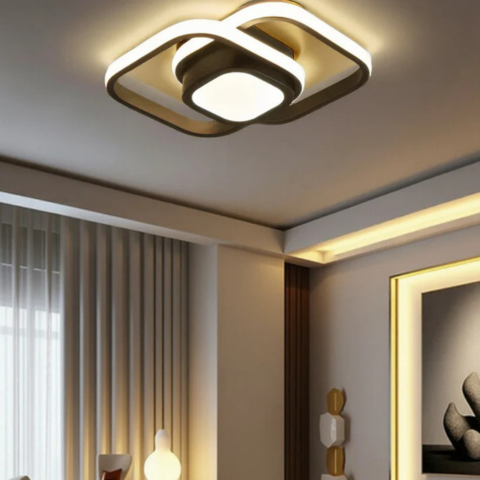 Nowoczesna lampa sufitowa LED – Elegancja i wydajność 