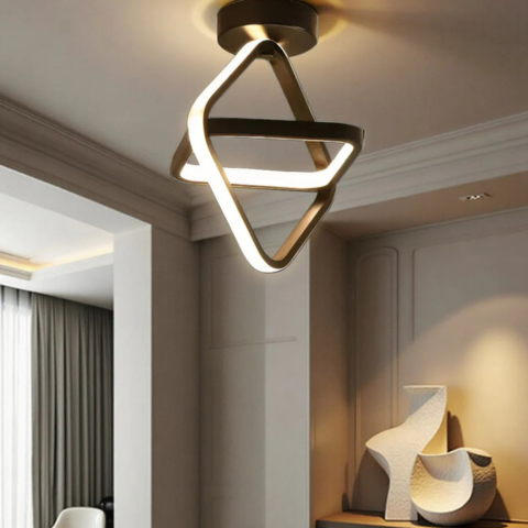 Nowoczesna lampa sufitowa LED – Elegancja i wydajność 