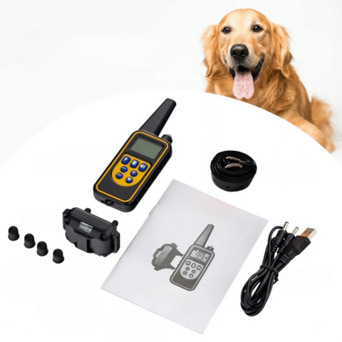 Remote Training Collar – Range 800 m, Waterproof and Rechargeable 
