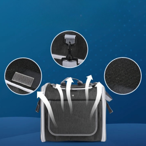 سلة دراجة قابلة للتوسيع للحيوانات - عملية ومريحة 