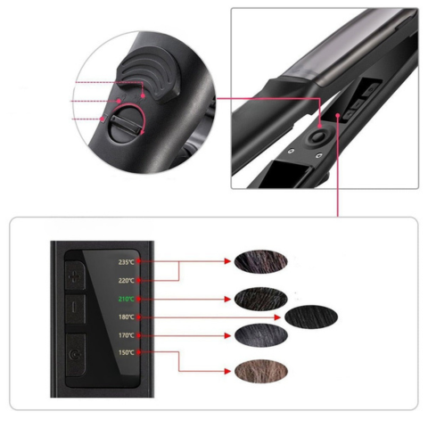 Gőzös Hajsimító – Gyors Fűtés és Tartós Eredmény 