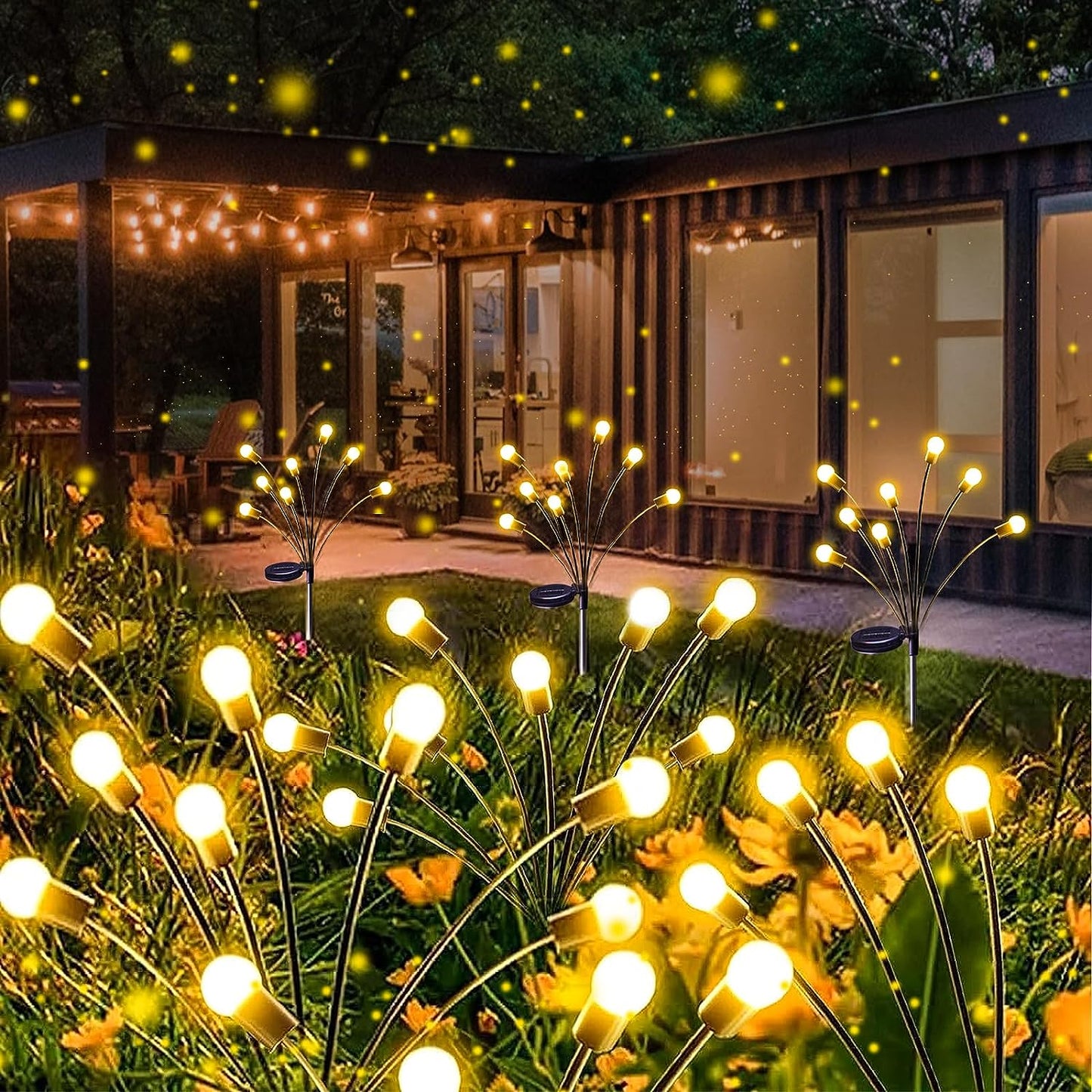 Solar Powered LED Fireflies