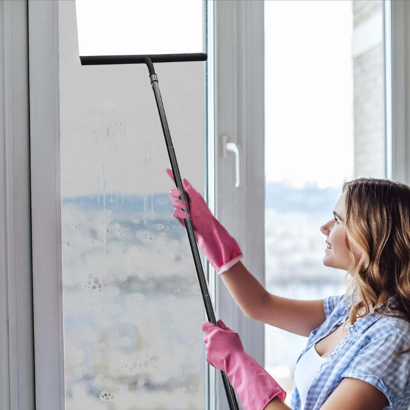 Raclette De Douche Télescopique – Nettoyage Facile Et Sans Effort