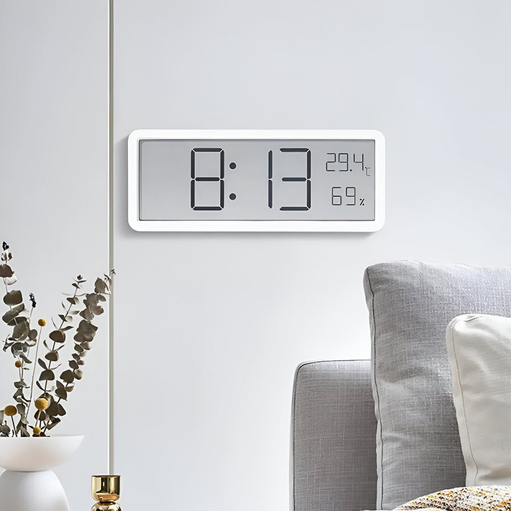 Horloge Murale Led Multifonction — Affichage Clair & Design Moderne