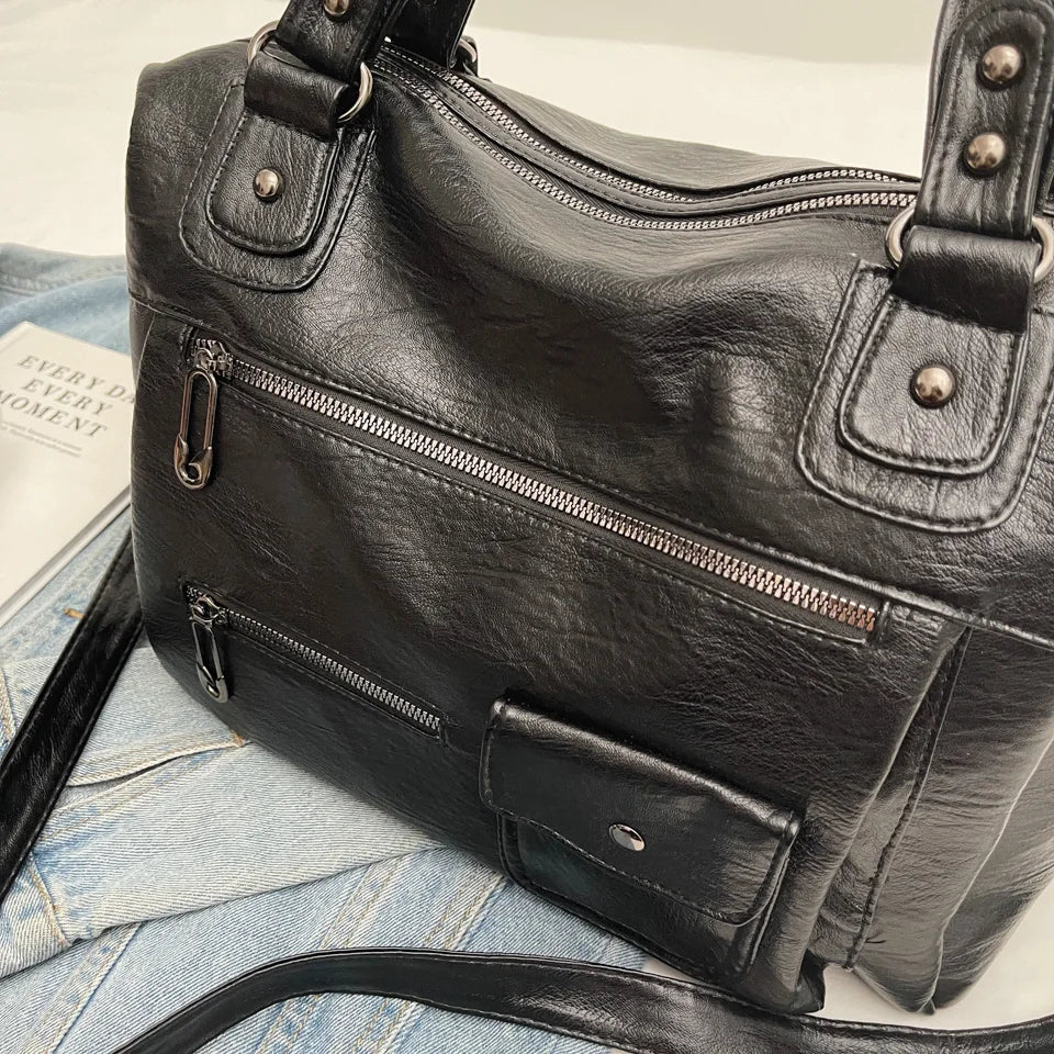 Belmonde | Stor Skolväska Med Axelrem – Praktisk Och Daglig Elegans 