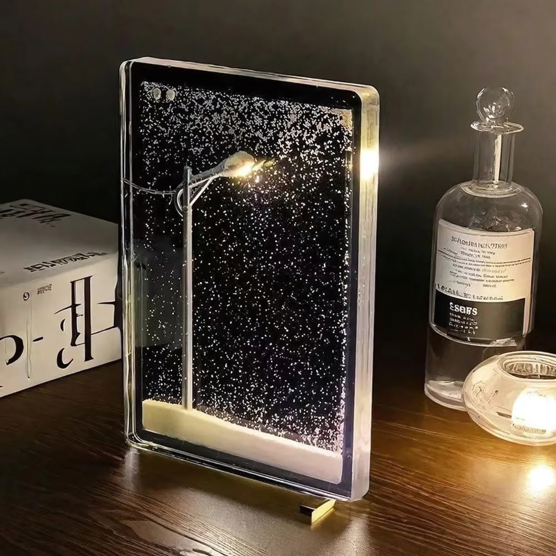 Lampa s efektom pádu – Magická a svetelná atmosféra 