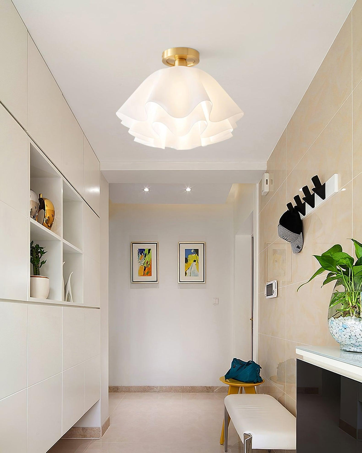 Moderne Elegante Plafondlamp – Verfijnde Verlichting En Gezellige Sfeer 