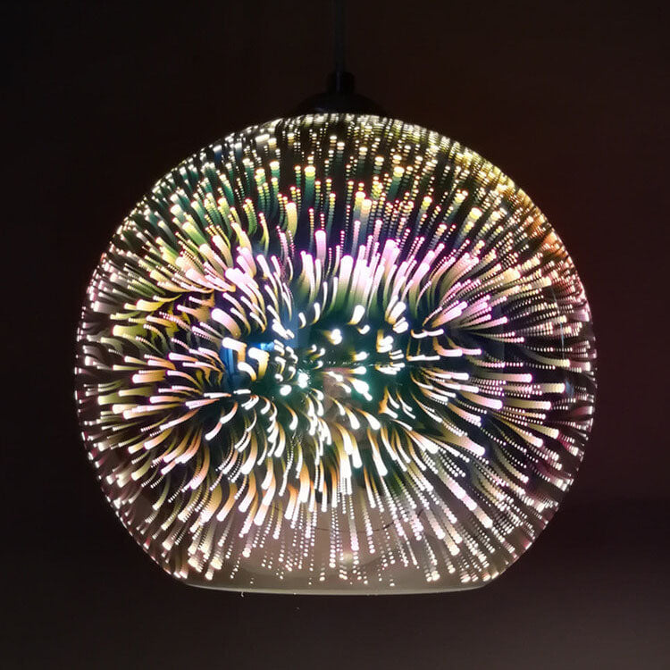 Sospensione Moderna Effetto Fuoco D'artificio – Splendore Visivo E Design Alla Moda 