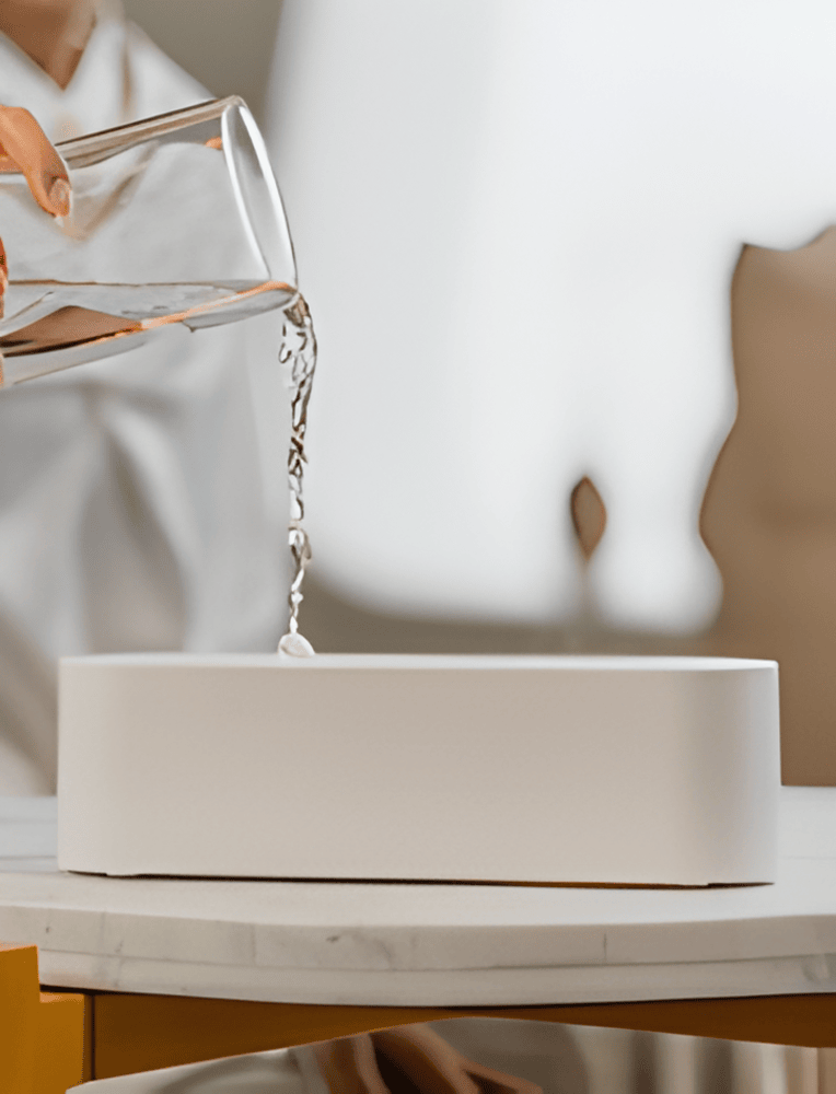 USB Aroma Diffuser med flerfarget LED-belysning - avslappende atmosfære og lett tåke