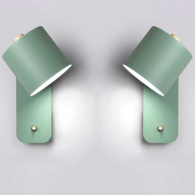 Iluminación de Pared Moderna – Interruptor Integrado y Encendido Práctico 