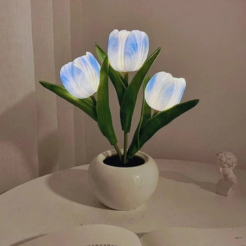 Lámpara Decorativa Tulipán – Ambiente Cálido y Refinado 