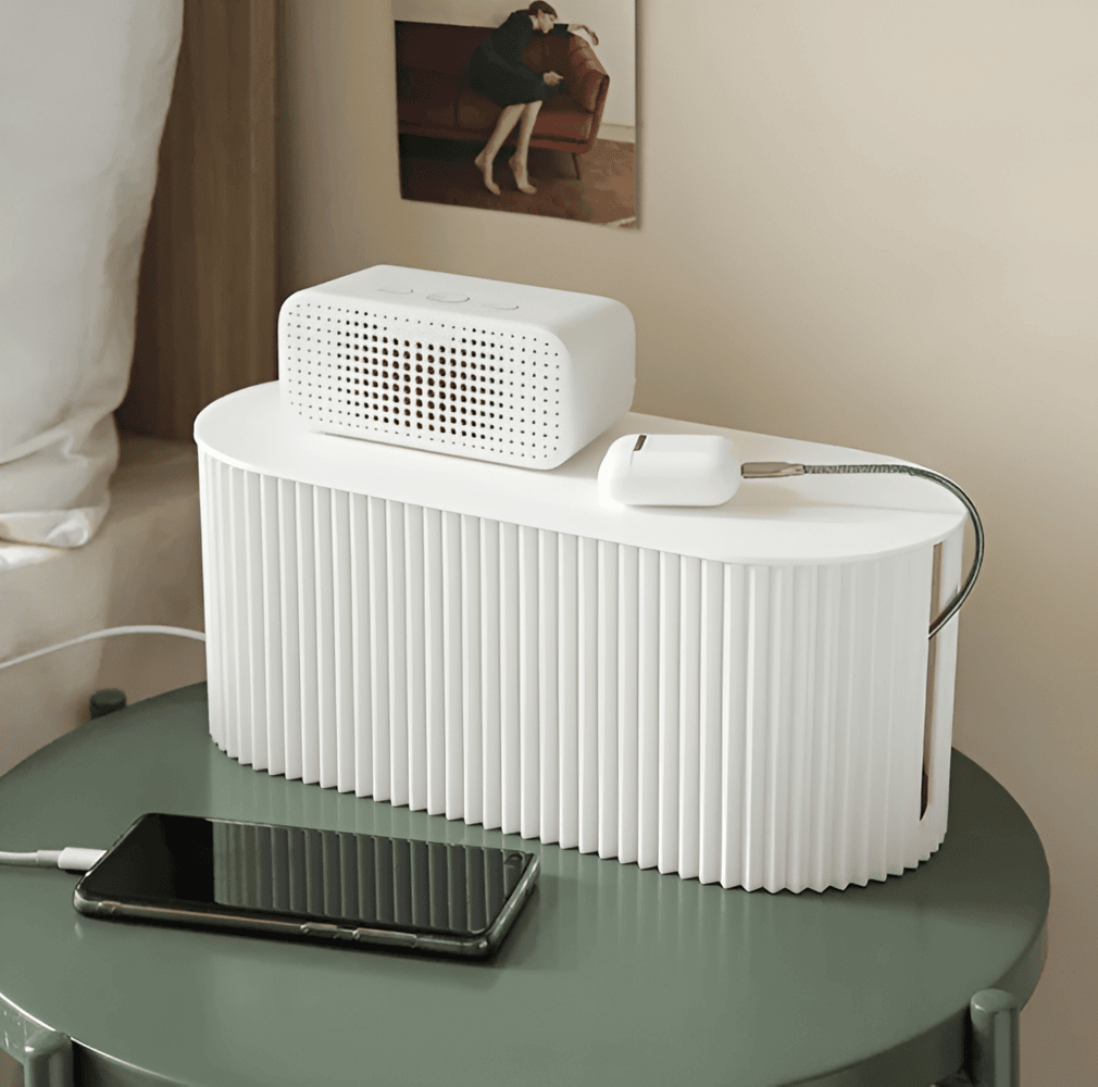 Minimalistisk kabeloppbevaringsboks - ryddig organisering og elegant design