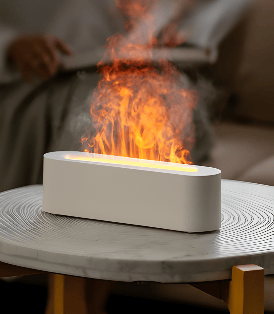 USB Aroma Diffuser med flerfarget LED-belysning - avslappende atmosfære og lett tåke