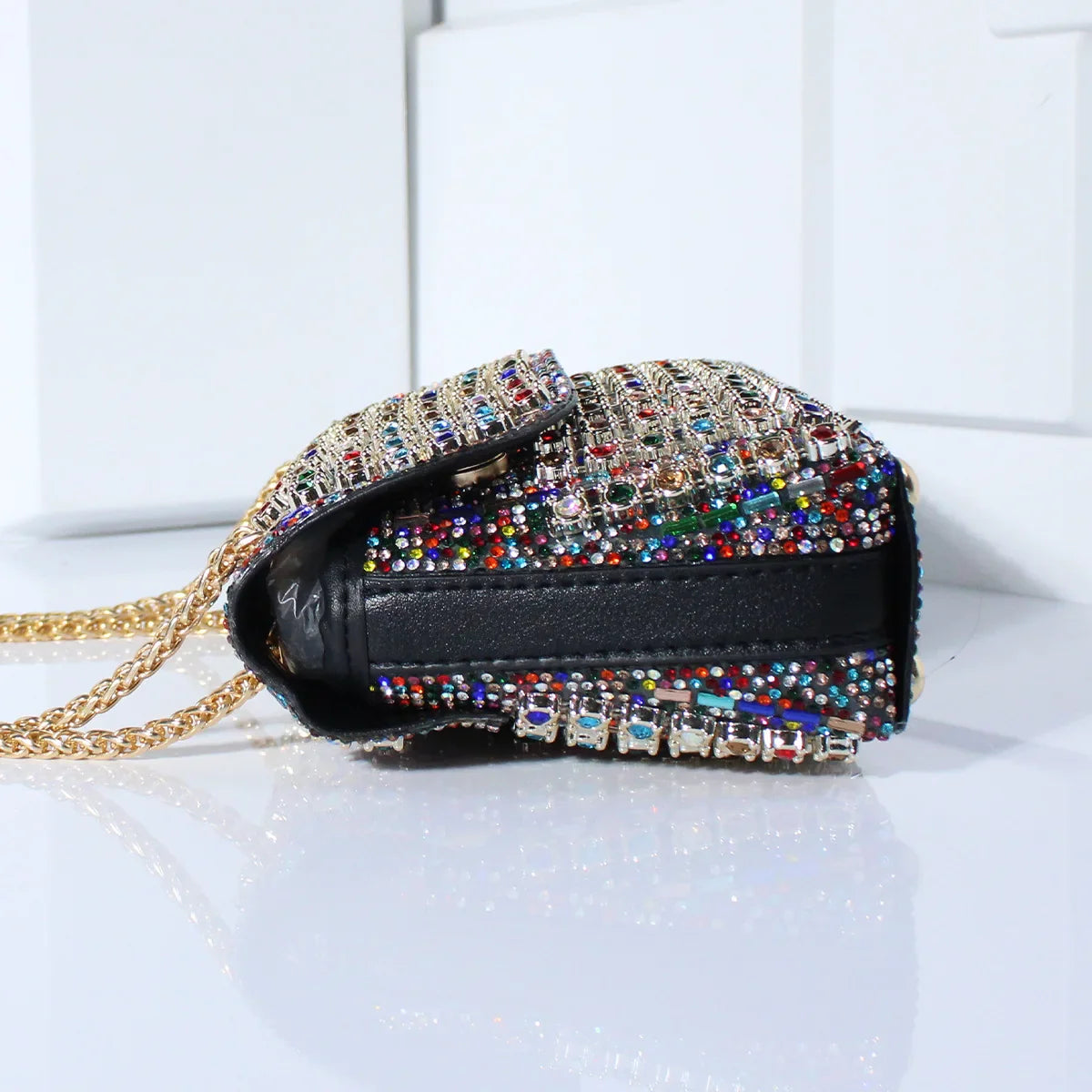 Ida | Evening Clutch Embellished with Rhinestones — Brilliant Elegance for Your Outings 