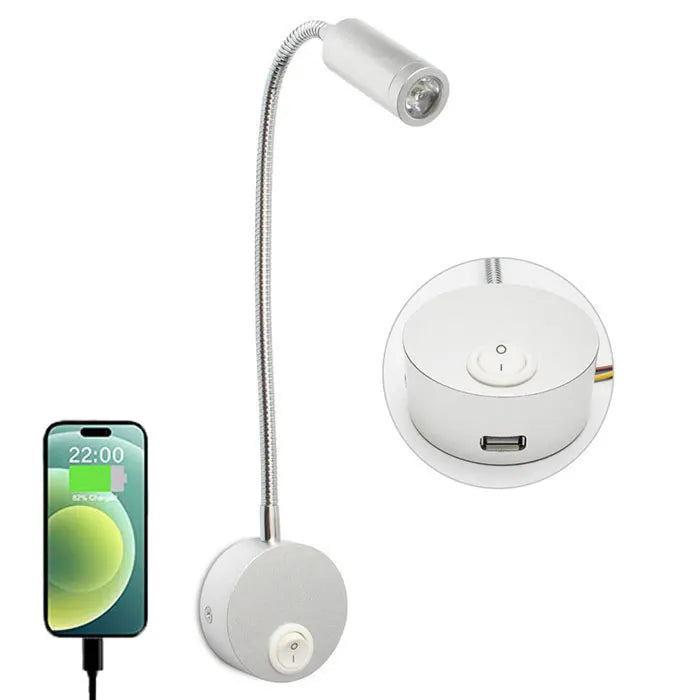 Fleksibel LED-vegglampe - mobilitet, eleganse og målrettet lys