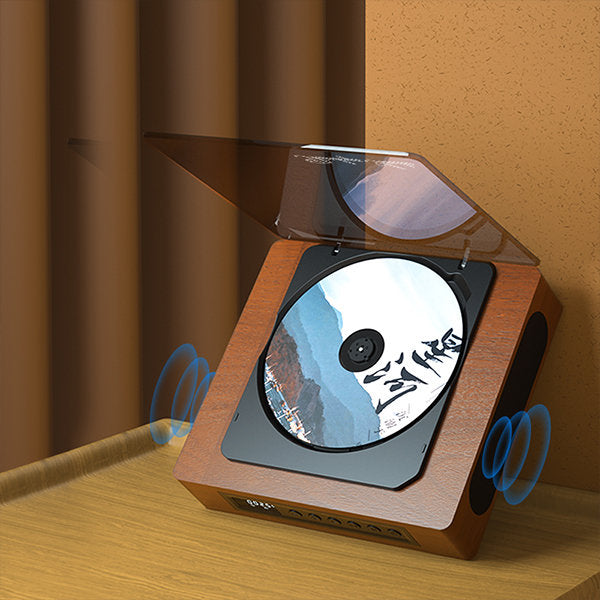 Lettore CD retrò Bluetooth con porta Type-C - Connettività e qualità audio superiori