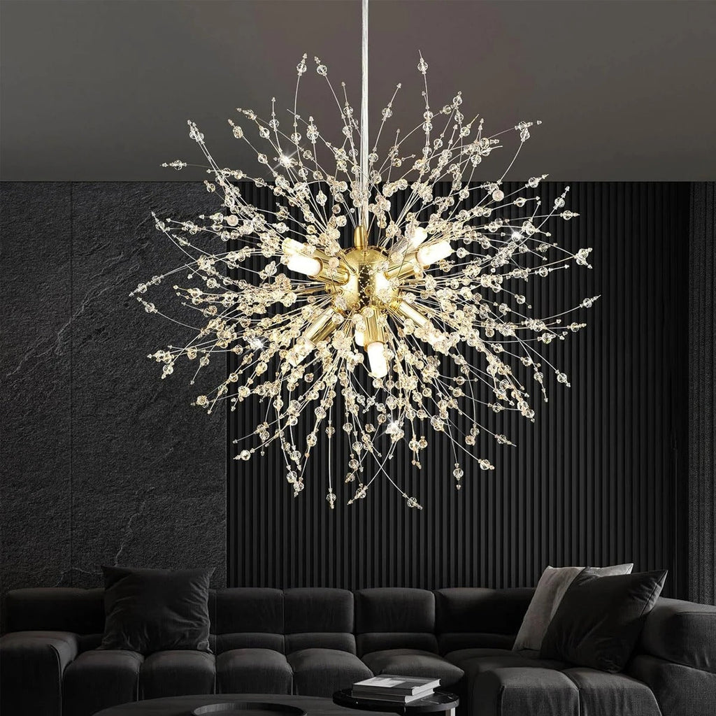Lámpara de Cristal Colgante – Elegancia y Brillo Atemporal 