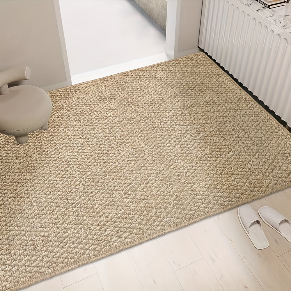 Dørmatte som absorberer – Vaskbar og sklisikker for et rent inngangsparti 