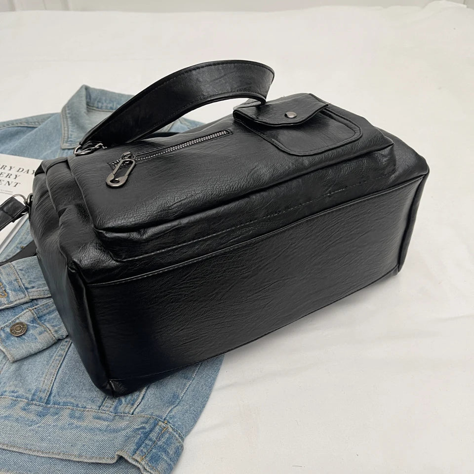 Belmonde | Stor Skolväska Med Axelrem – Praktisk Och Daglig Elegans 