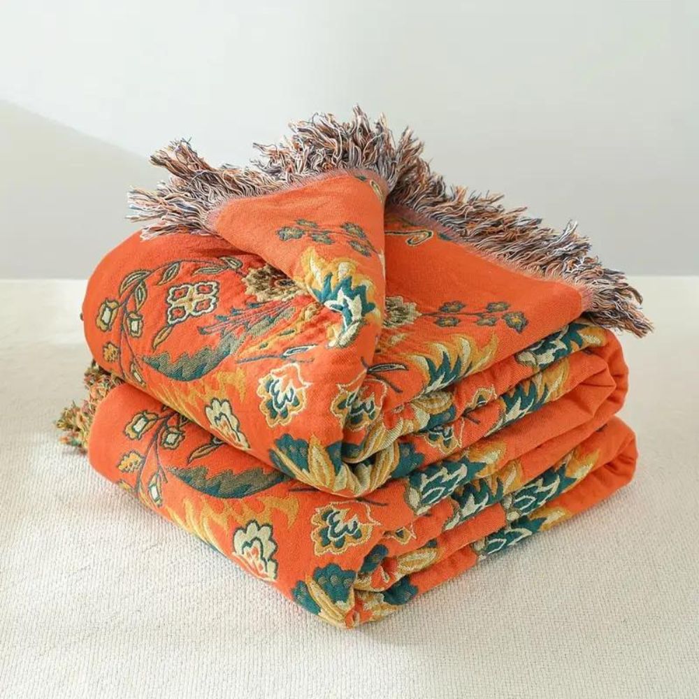 Reversible Marigold Blanket 