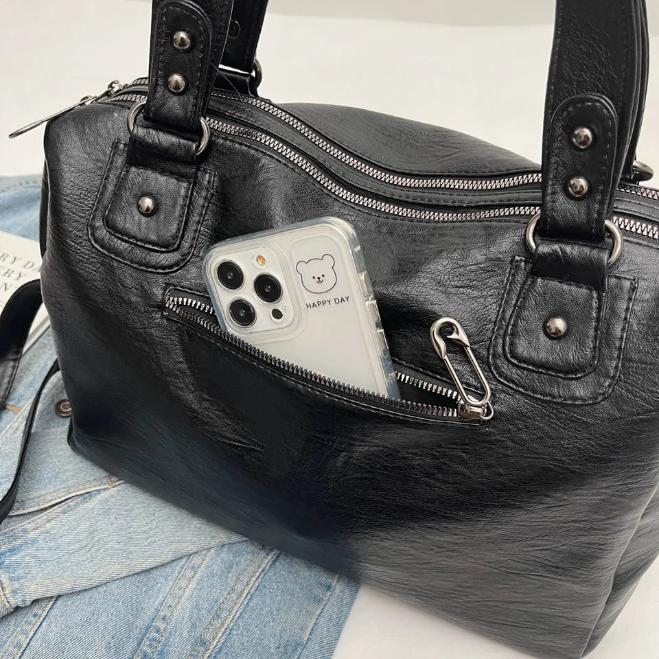 Belmonde | Stor Skolväska Med Axelrem – Praktisk Och Daglig Elegans 