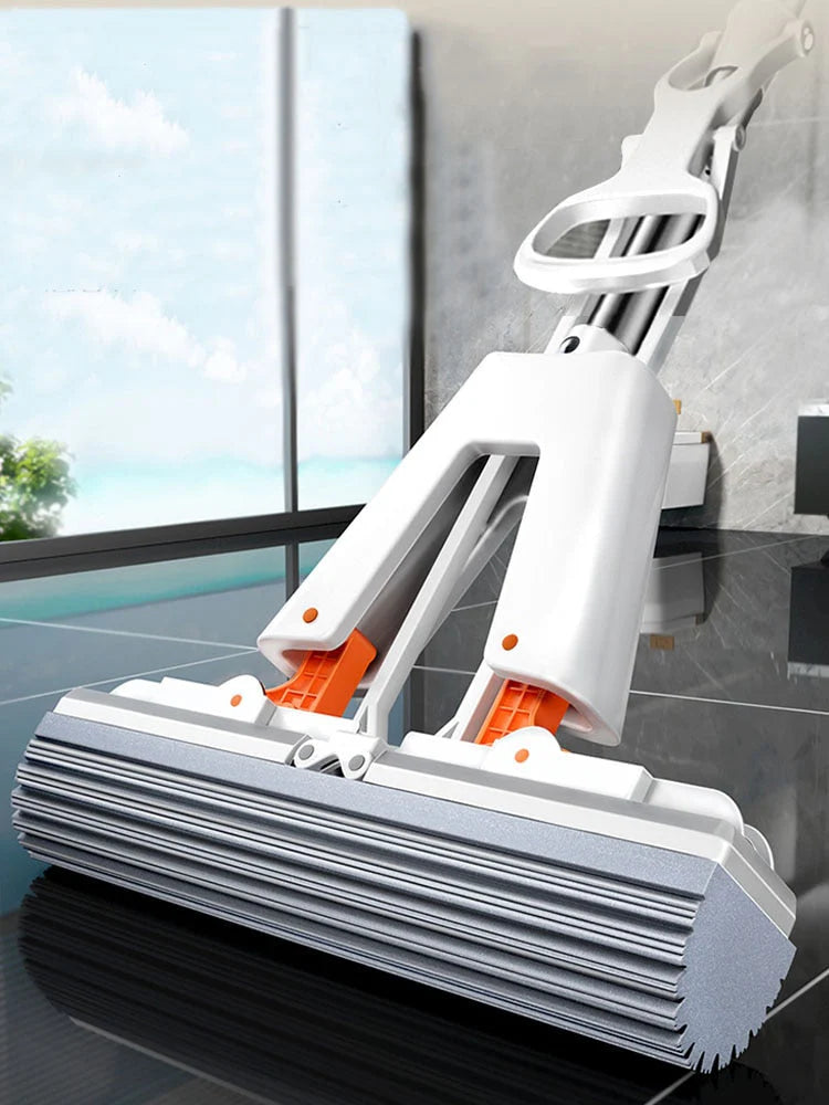 Scopa Spugna Ultra-Assorbente – Strizzatura Automatica e Pratica 