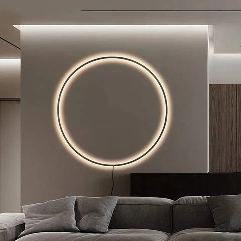 Vegglampe Halo – Eleganse og Modernitet 